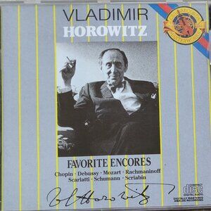 Music CD - Vladimir Horowitz Favorite Encores, 1987